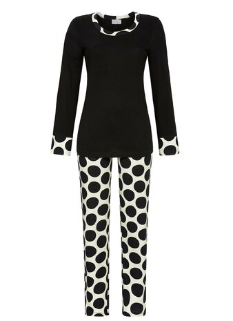 Chérie Líne Dames Pyjama Schwarz 4571210-900 | 30625