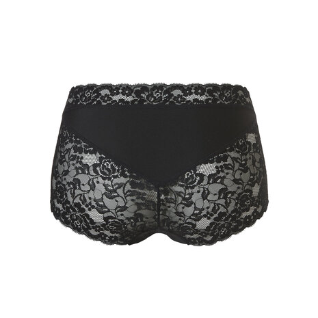 Ten Cate Women Secrets High Waist Brief Lace Back Black 31758-090 | 22605