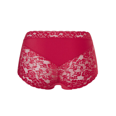 Ten Cate Women Secrets High Waist Brief Lace Back Red 31758-634 | 22606