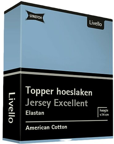 Livello Jersey Excellent Topper Hoeslaken Blue BLLIV33THL | 25166