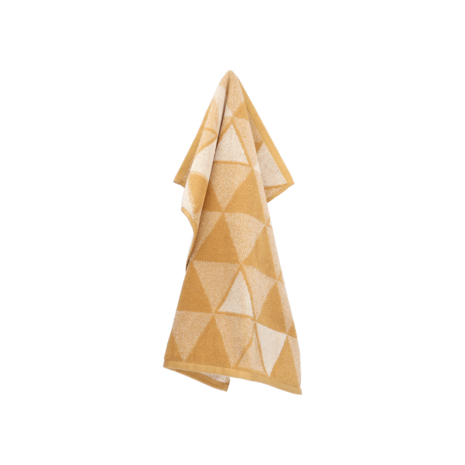 Bunzlau Castle Keukendoek Triangles Yellow 6249 | 28665