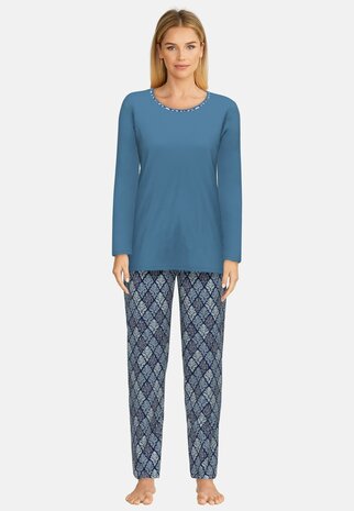 Götzburg Dames Pyjama Blauw 250176-4009-625 | 30797