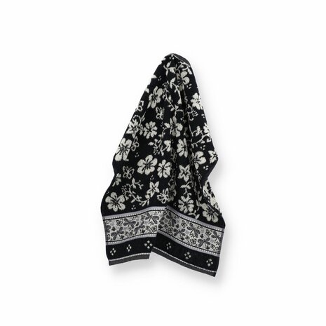 Bunzlau Castle Keukendoek Dragonfly Black  6141 | 28460