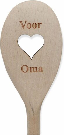 Houten Pollepel voor Oma 30056