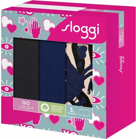 Sloggi Go Crush Short 3-Pack 10219652- M008 | 30855