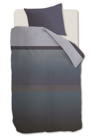 Kardol Dekbedovertrek Sashiko Blue Grey 30574