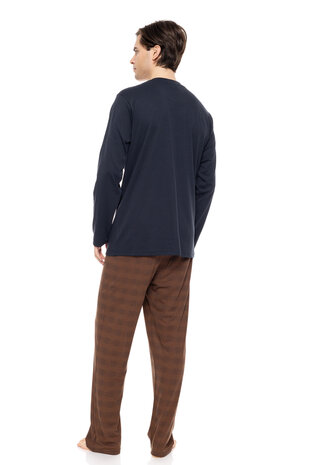 Ulisse Heren Pyjama Bronze Plaid W-M742 | 30871