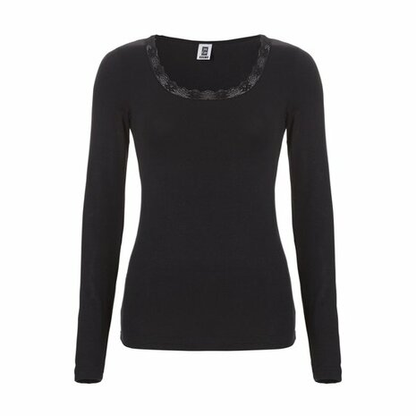 Ten Cate Women Thermo Lace Long Sleeve Black 60381 | 18221