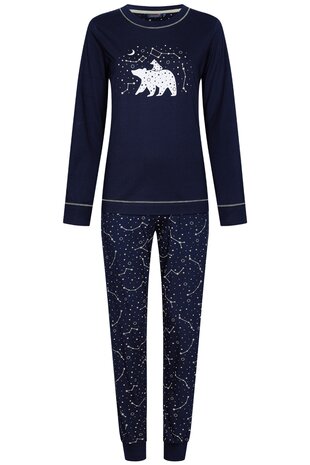 Rebelle Dames Pyjama Dark Blue 21242-248-2-526 | 30451