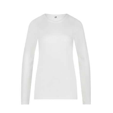 Ten Cate Women Thermo Long Sleeve Rib Snow White 60390 | 30953