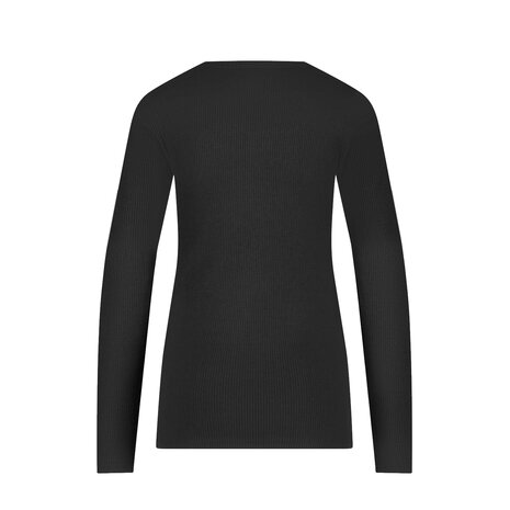 Ten Cate Women Thermo Long Sleeve Rib Black 60390 | 30954