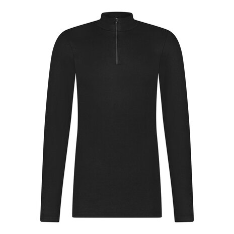 Ten Cate Men Thermo High Neck Zipper Black 60389 | 30952