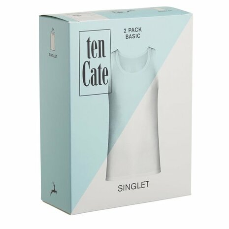 Ten Cate Men Basic Singlet White 30867-001 | 17428