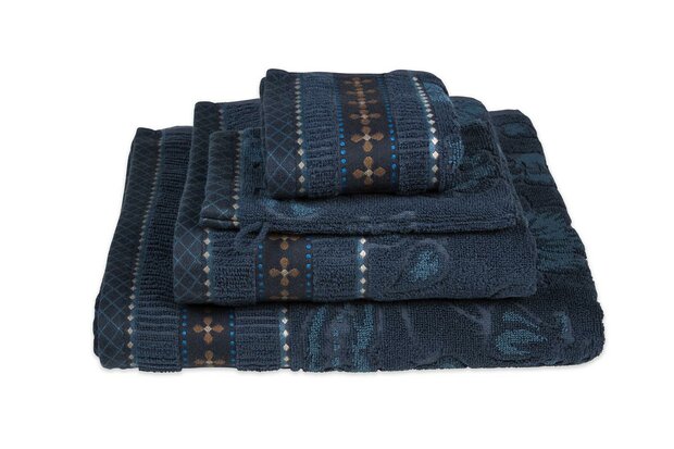 Pip Studio Badgoed Jasmin Jacquard Dark Blue 30603