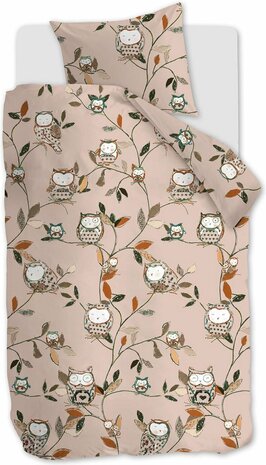 Beddinghouse Kids Dekbedovertrek Owlsome Pink | 29241