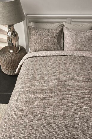 Rivièra Maison Dekbedovertrek Braided Taupe 31167