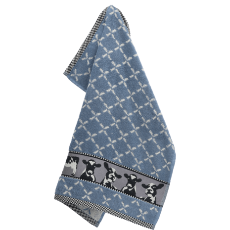 Bunzlau Castle Keukendoek Cows Grey Blue 6321 | 30995